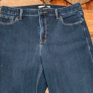 High rise skinny jeans